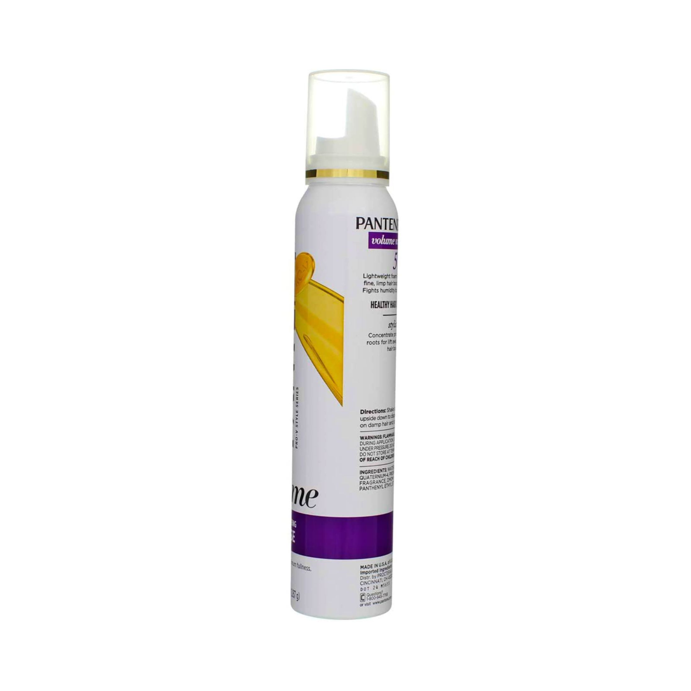 Pantene Pro V Volume Body Boosting Mousse To Boost Fine, Flat Hair For Maximum Fullness, 6.6 Oz