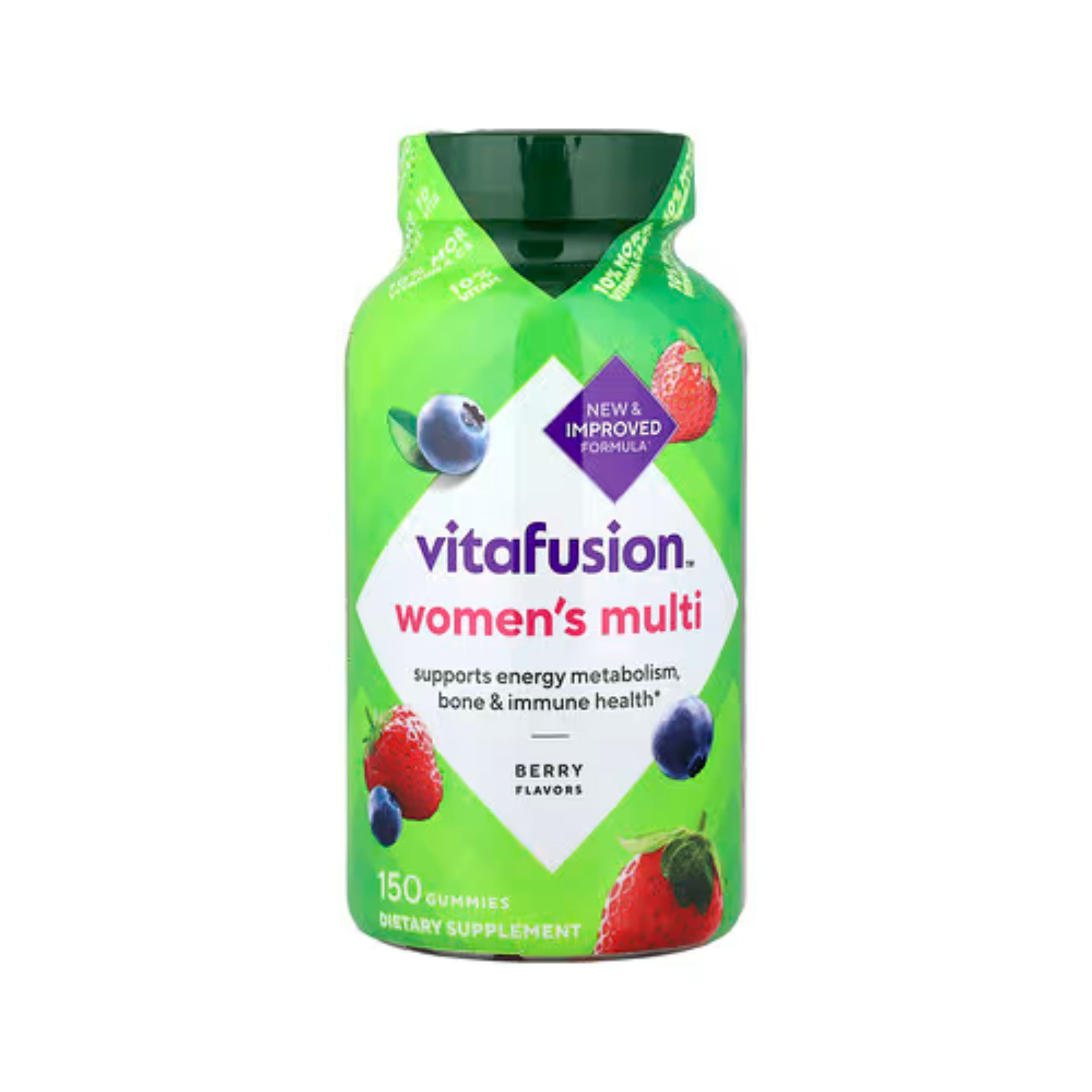 Vitafusion Womens Gummy Vitamins, Natural Berry Flavors, Complete Multi Vitamin