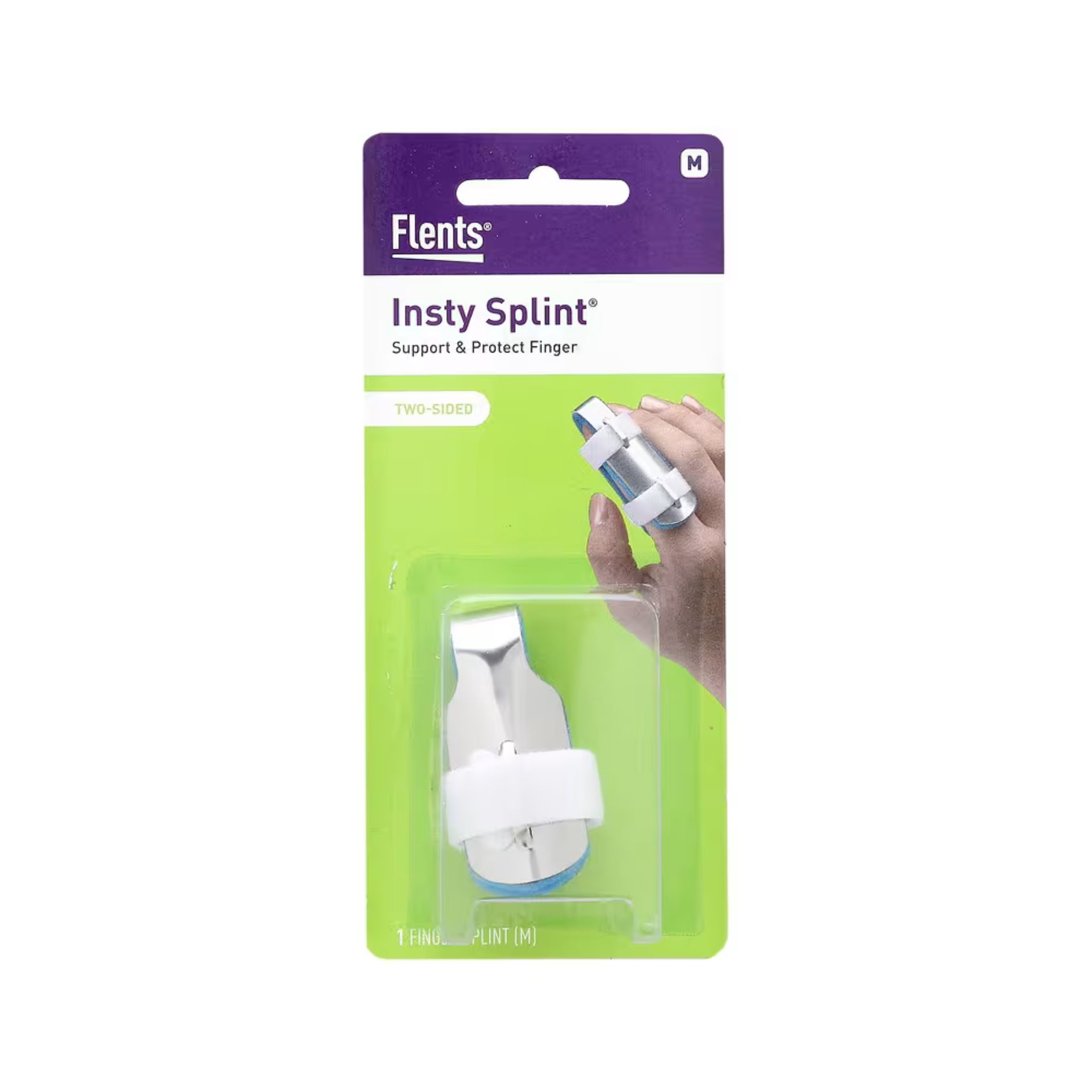 Flent's Two-Sided Insty-Splint Finger Splint, 97483, Medium