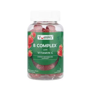 Yum V's B Complex With Vitamin C Gummies Strawberry