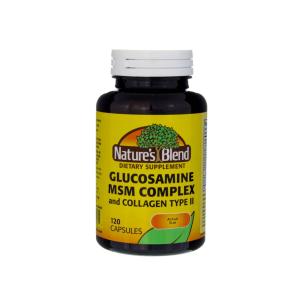Nature's Blend Glucosamine/Msm Complex & Collagen Cap 120