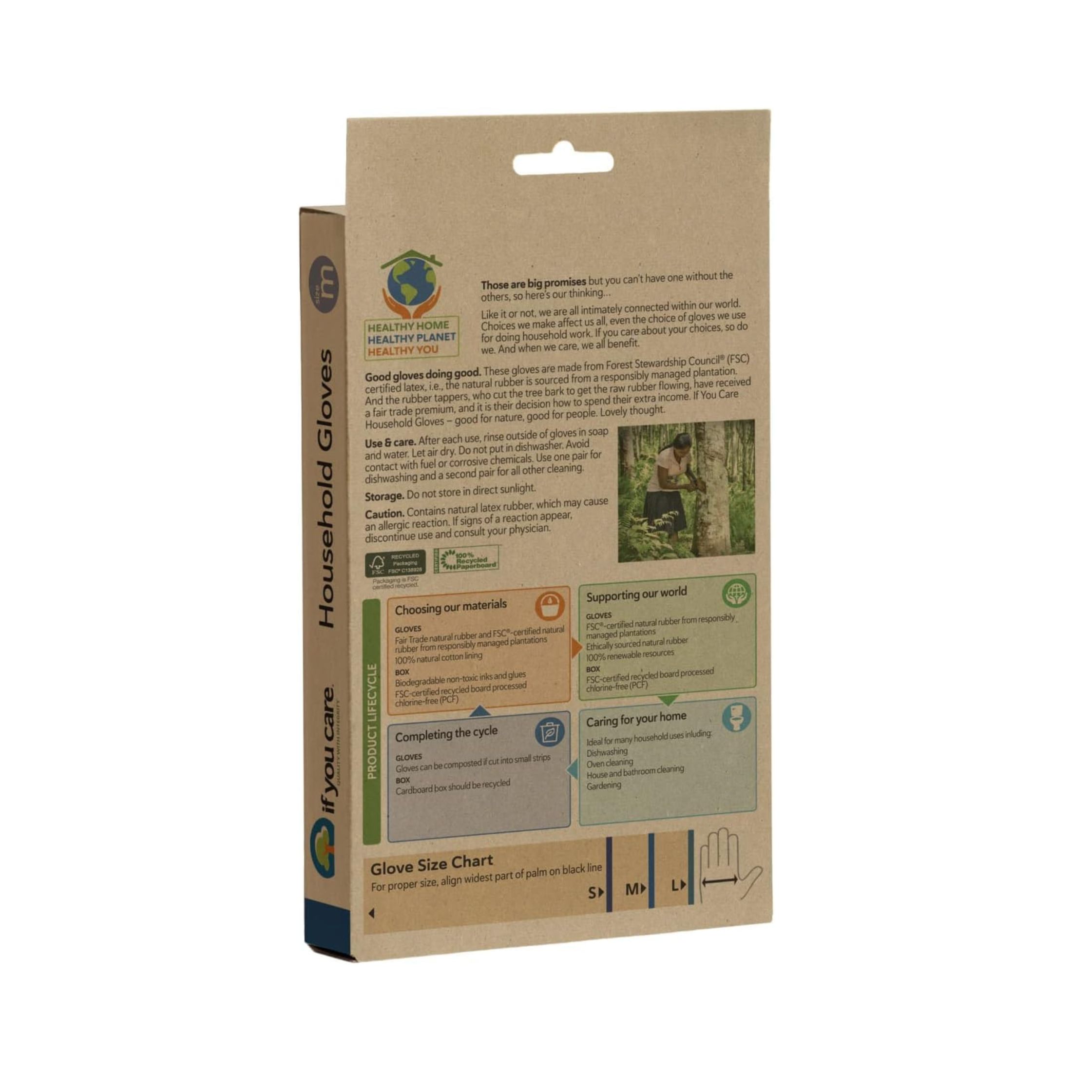 If You Care Household Gloves - Small - 1 Pair