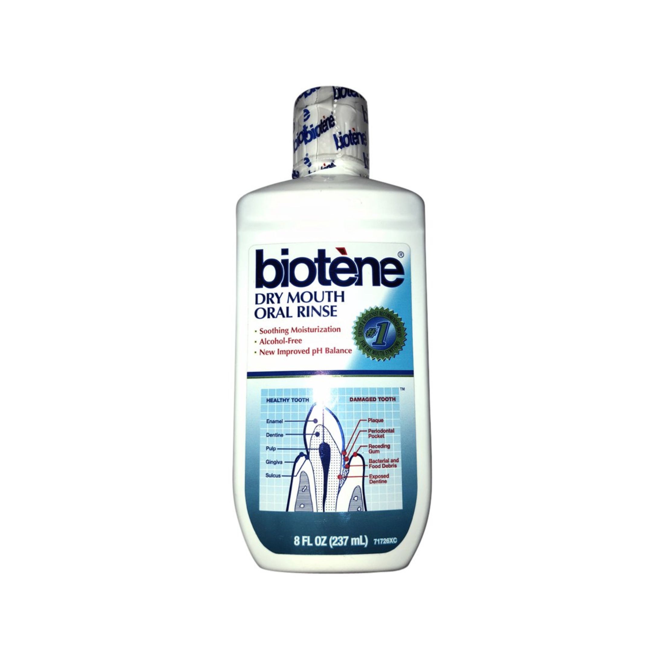 Biotene Oral Rinse Mouthwash For Dry Mouth, Fresh Mint, 8 Oz