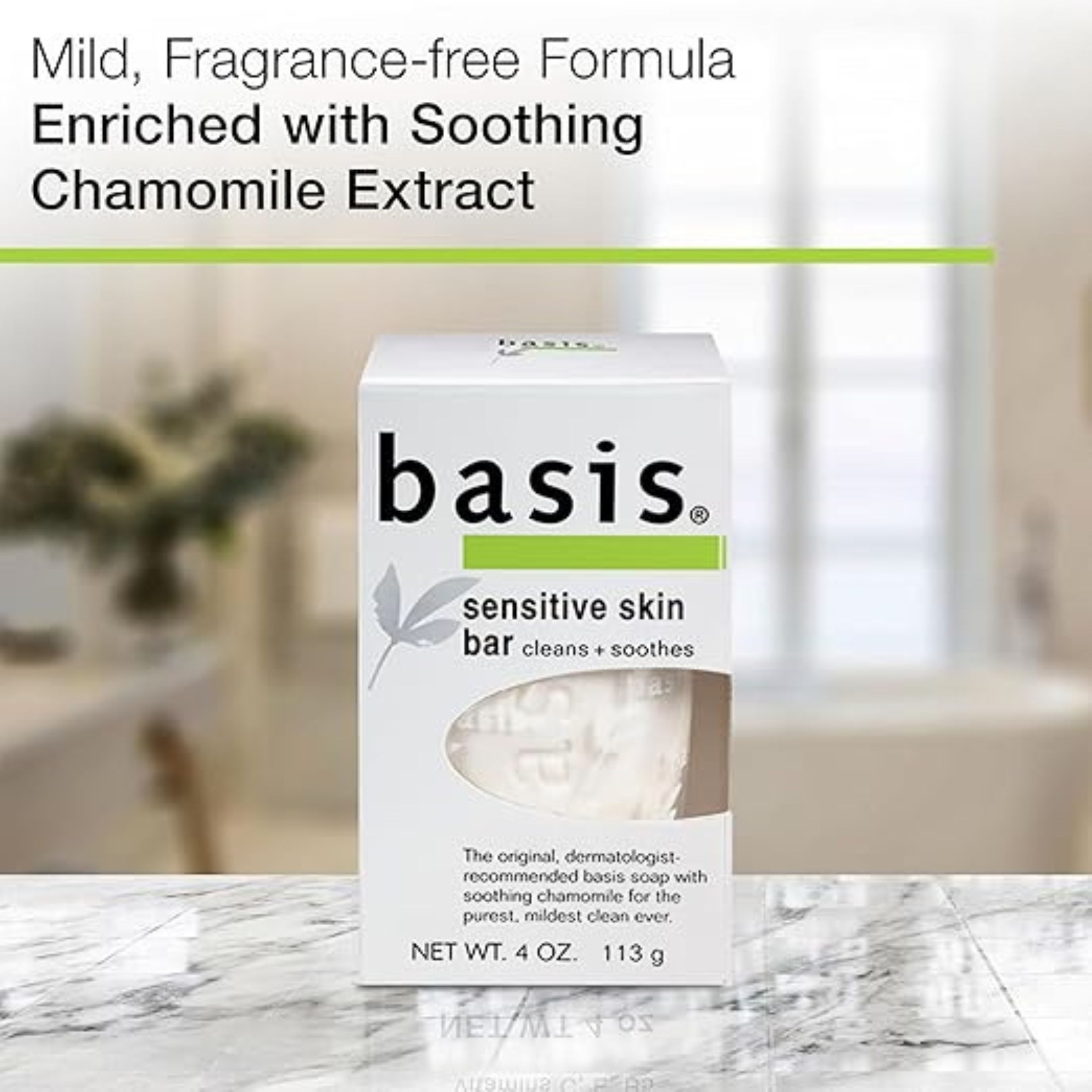 Basis Product Sensitive Skin Bar Detail Page