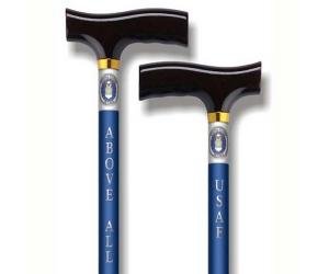 Alex Orthopedic Straight Adjustable Cane - US Air Force