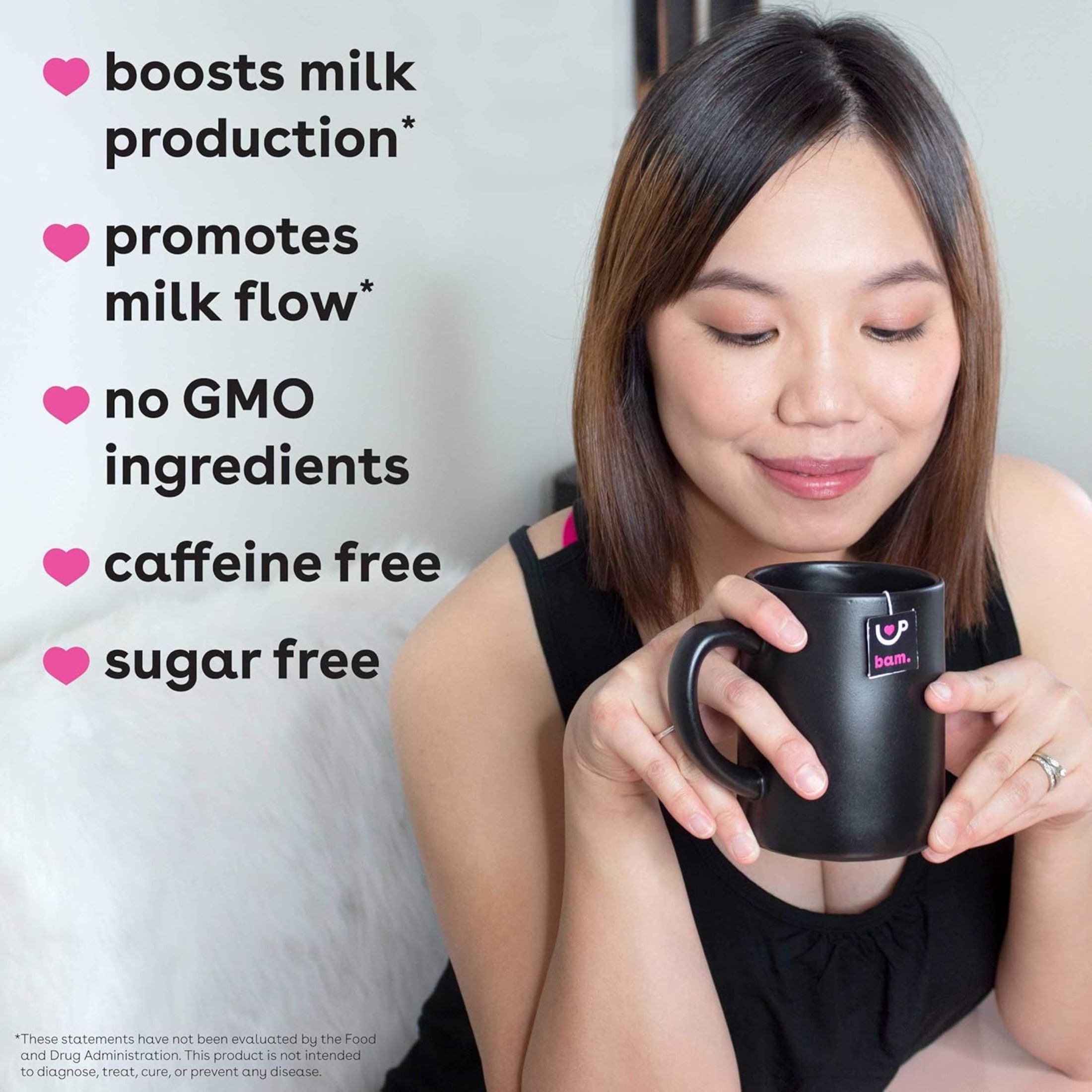 Bamboobies Pregnancy Tea For Nursing Support, Mango Passion Fruit, Boosts Milk P