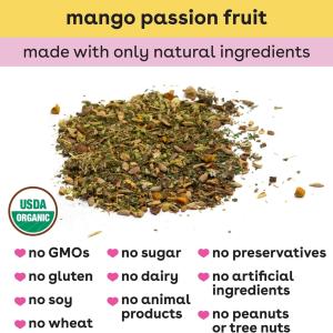 Bamboobies Pregnancy Tea For Nursing Support, Mango Passion Fruit, Boosts Milk P