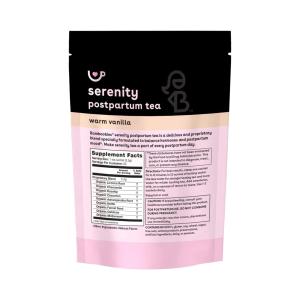 Bamboobies Postpartum Tea To Help Balance Hormones And Mood, Organic, Warm Vanil