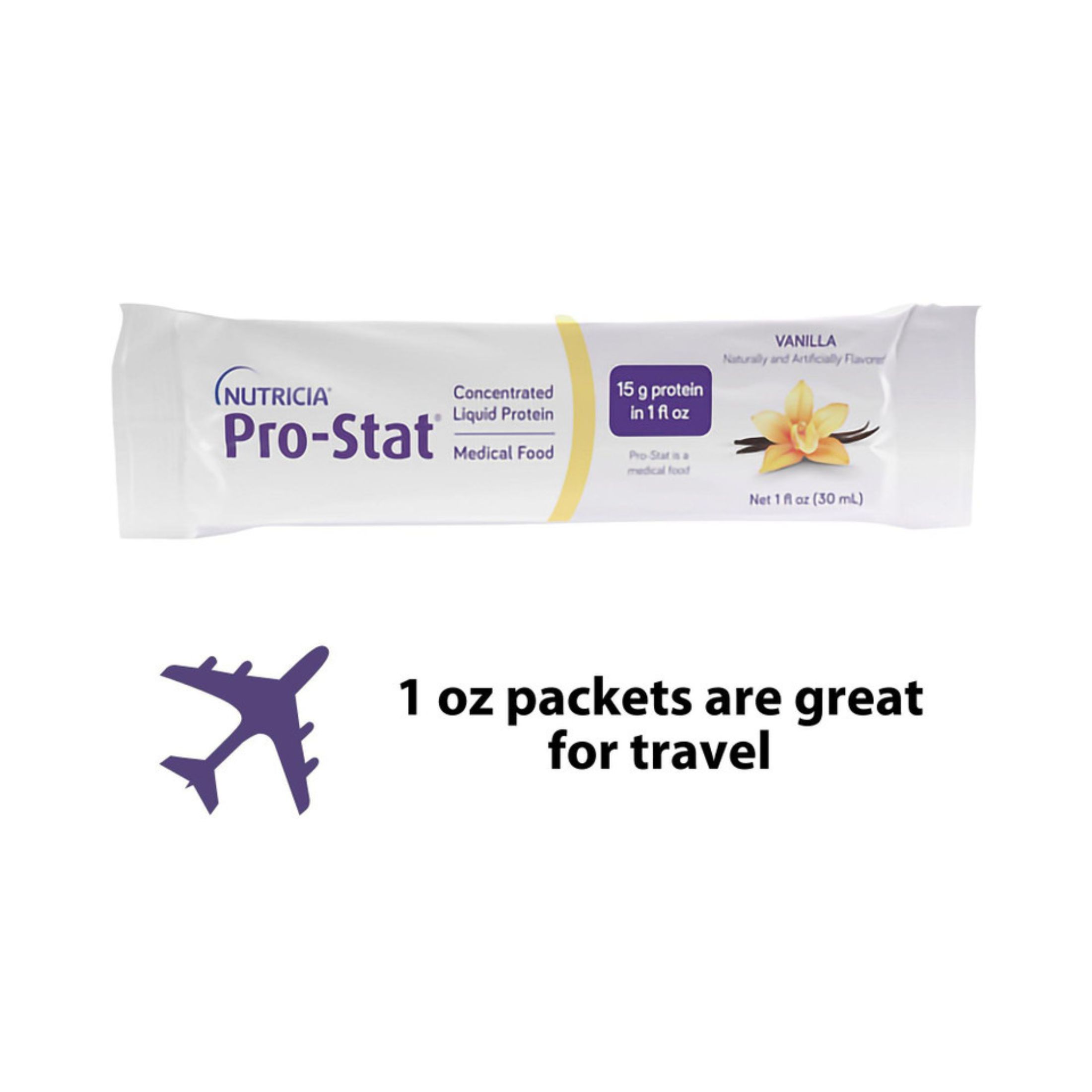 Medical Nutrition Protein Supplement Vanilla Flavor 1 Oz