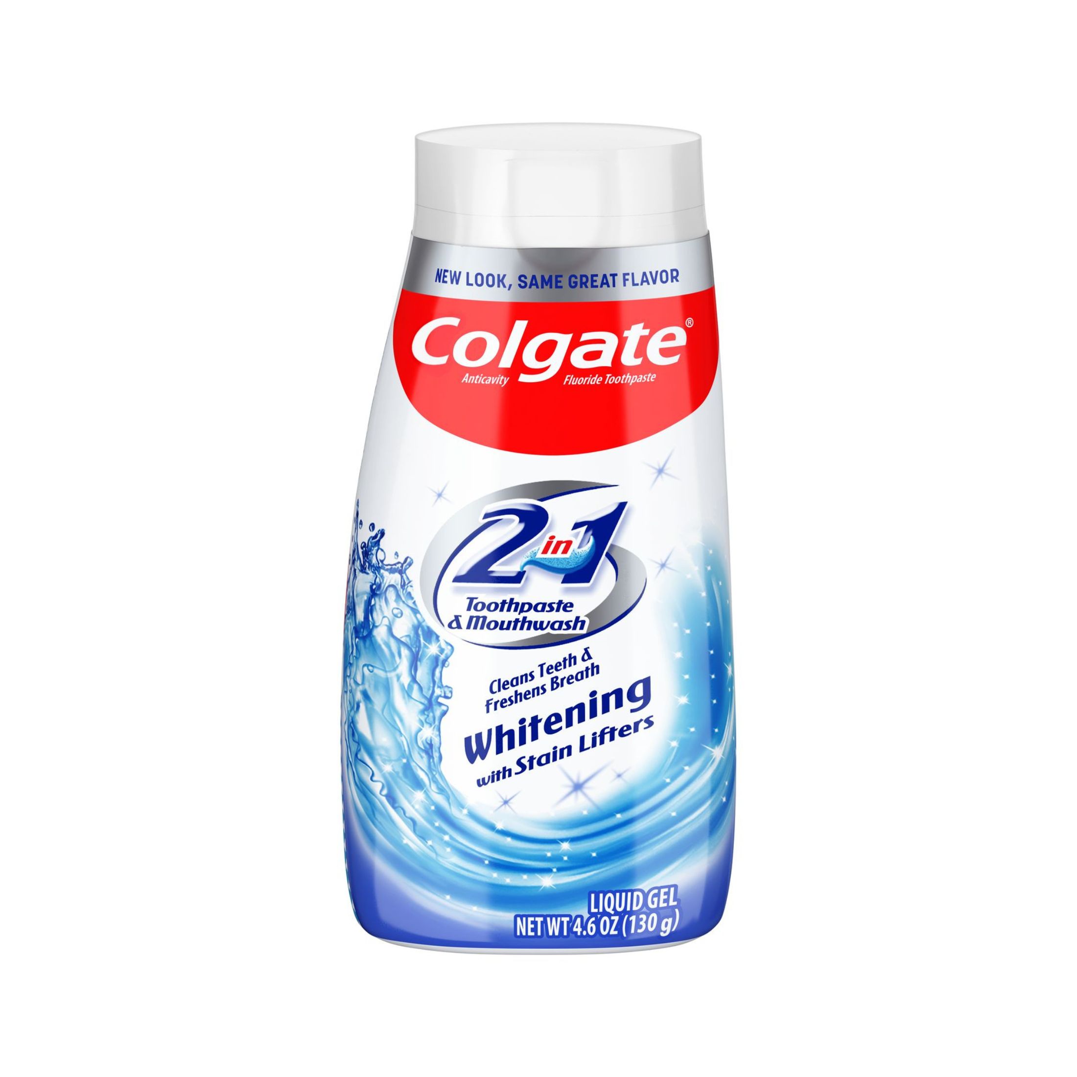 Colgate Whitening 2 In 1 Toothpaste & Mouthwash Liquid Gel, 4.6 Oz