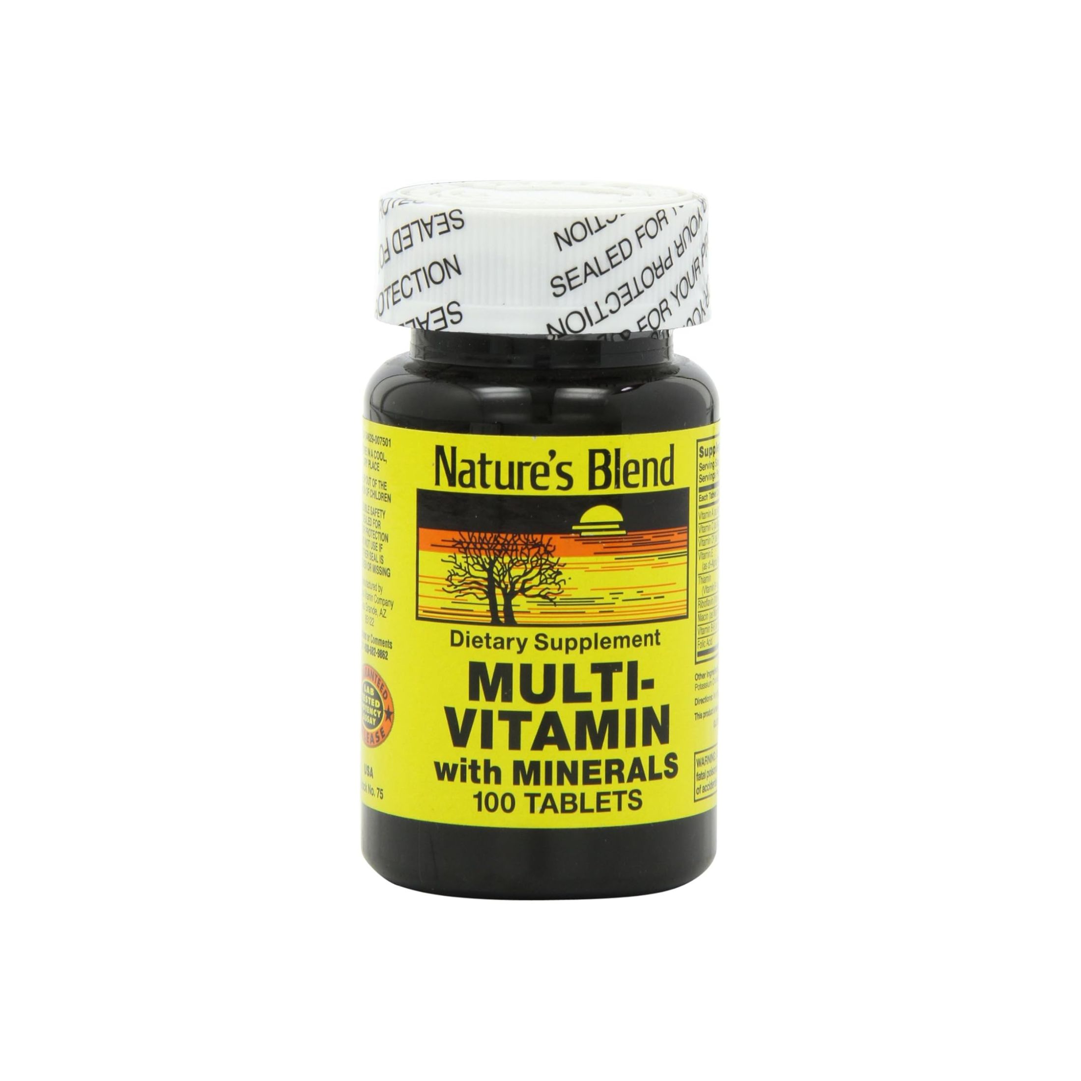 Nature's Blend Multivitamin With Minerals 100 Tablets