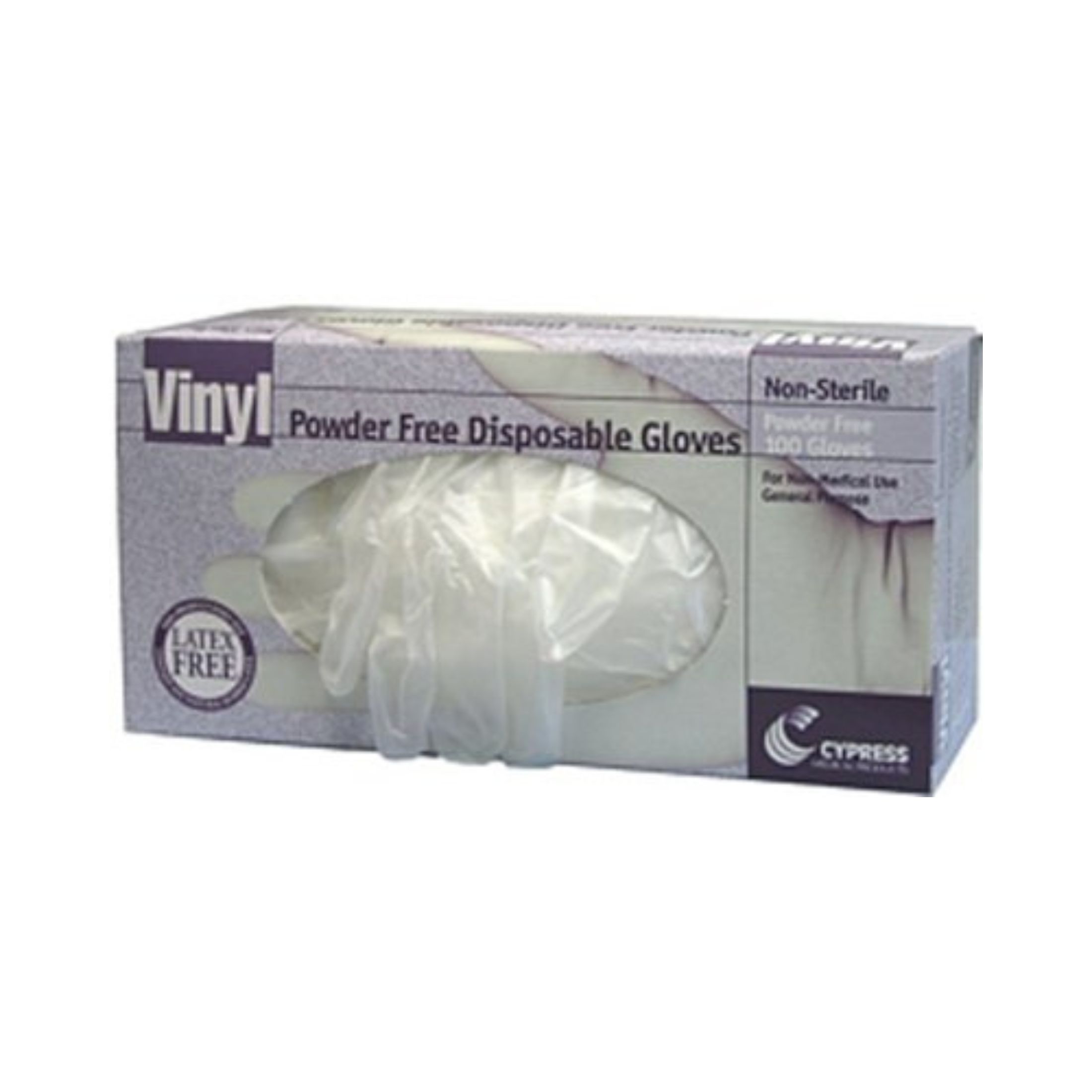Cypress Medical McKesson, Vinyl Exam Gloves Synthetic Powder Free