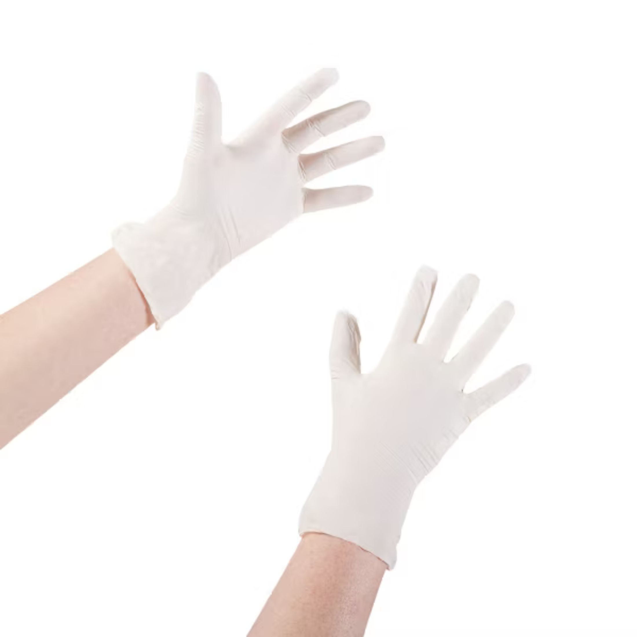 McKesson Vinyl Gloves, Powder-Free, Ivory, Large, 100 Count