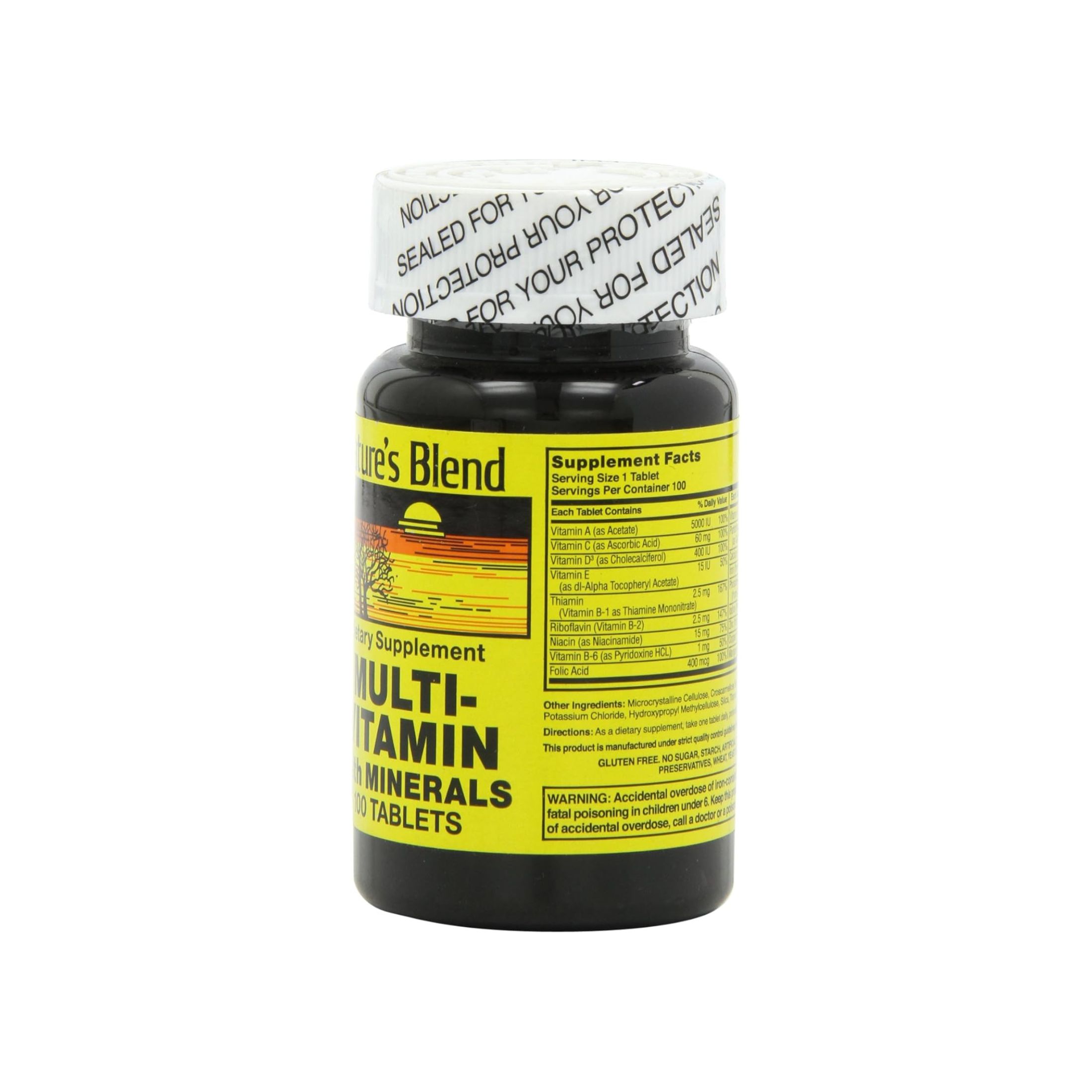 Nature's Blend Multivitamin With Minerals 100 Tablets
