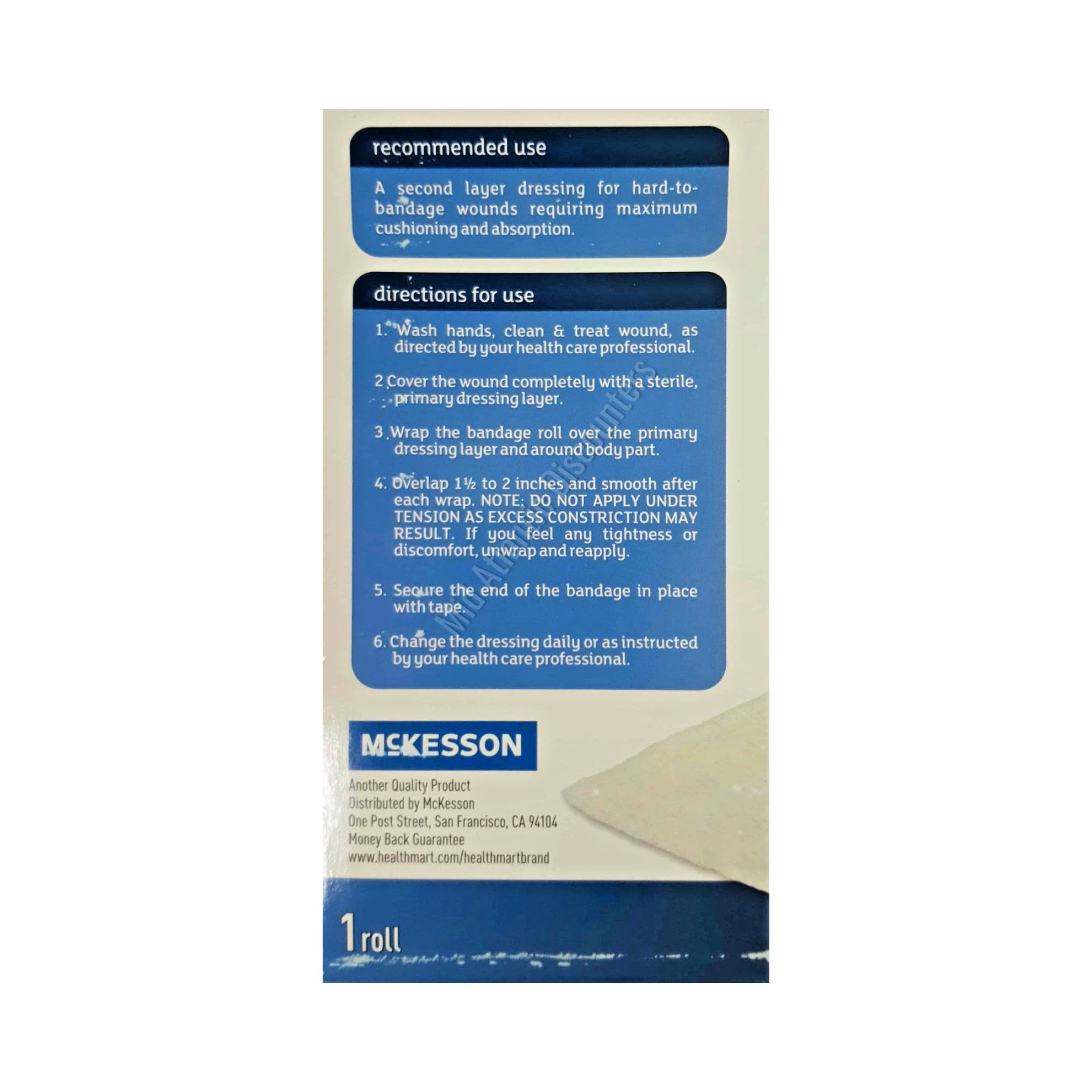 Health Mart 24 Gauze Bandage Roll 4.5" X 4.1 Yds Stretched McKesson