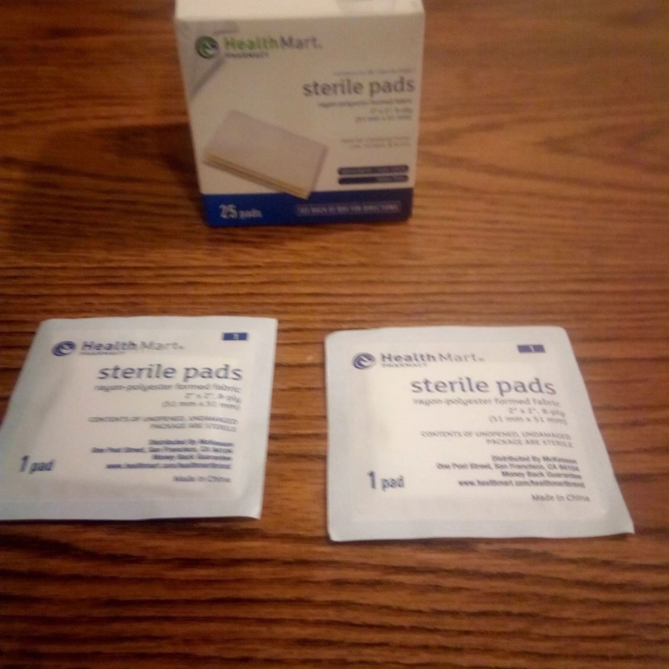 Health Mart HM Sterile Wound Pads Absorbent Non-Adherent Latex Free 25ct