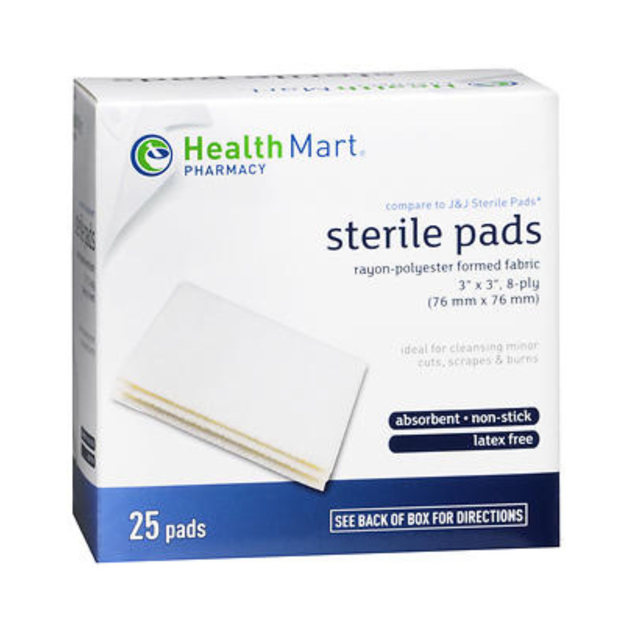 Health Mart Hm Gauze Pad Strl 3 X3 8 Ply 25