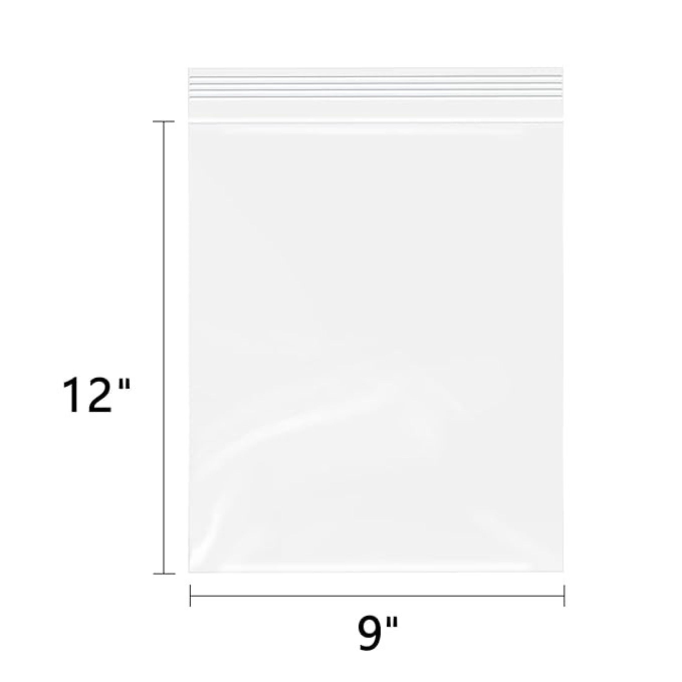 Bag Zip Clear 2ml 9x12 1000ct Actn