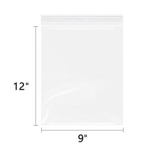 Bag Zip Clear 2ml 9x12 1000ct Actn