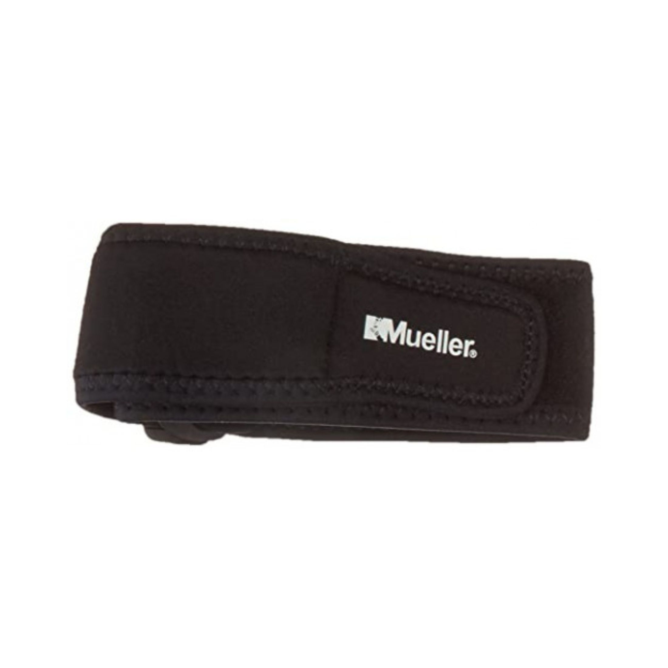 Mueller Tennis Elbow Support Velcro Stretch Sleeve With Gel Pad Black 6341