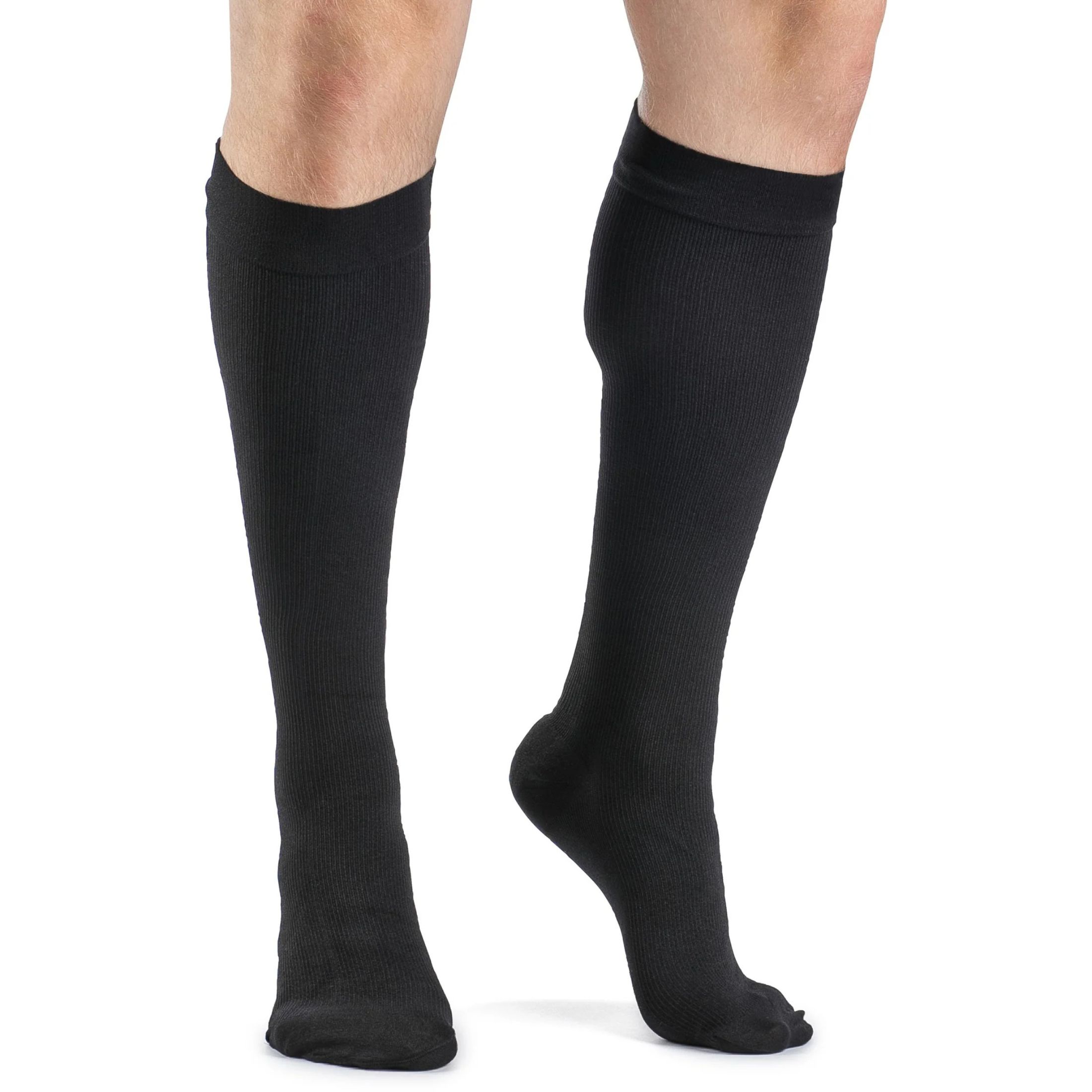 Sigvaris Dynaven Opaque Ribbed Men's Knee High 20-30 mmHg