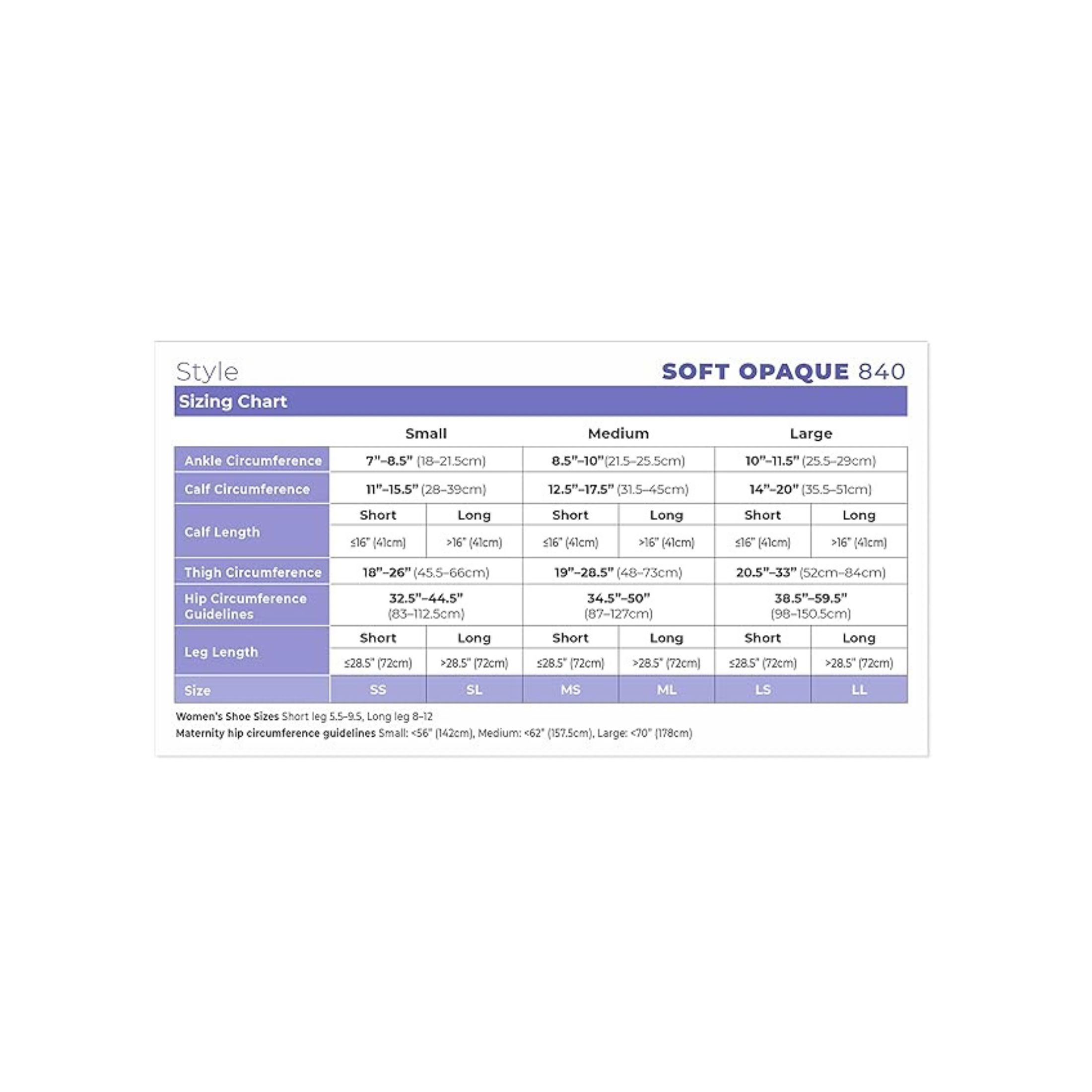 Sigvaris Soft Opaque Women's Knee High 15-20 mmHg