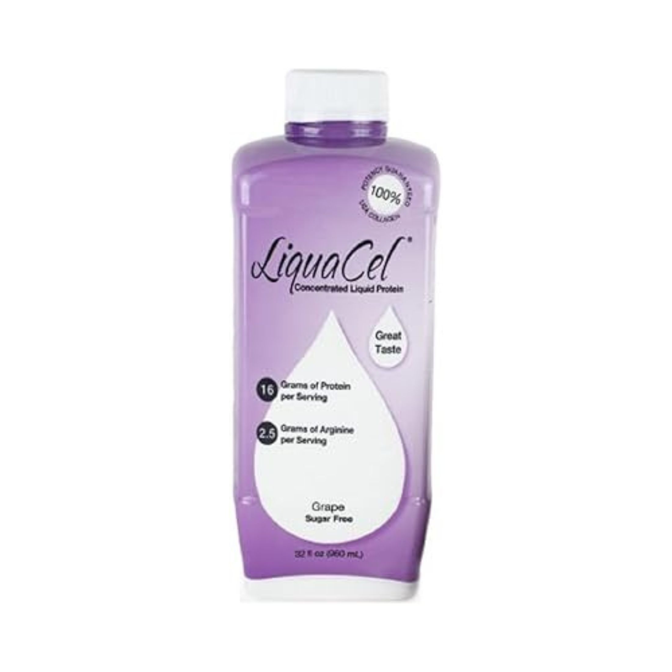 Global Health Products In LiquaCel Liquid Protein 32 Ounces Grape