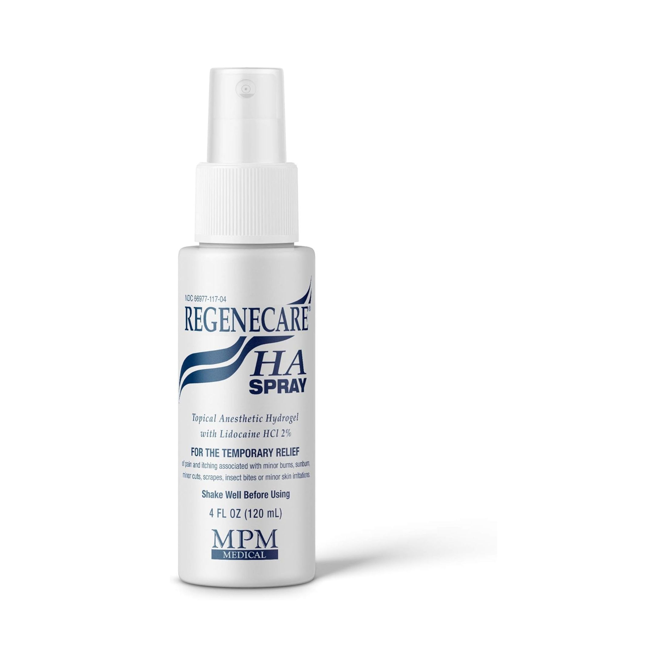 MPM Regenecare Anestésico De Hidrogel De Pulverización Con Lidocaína HCL 4 Oz
