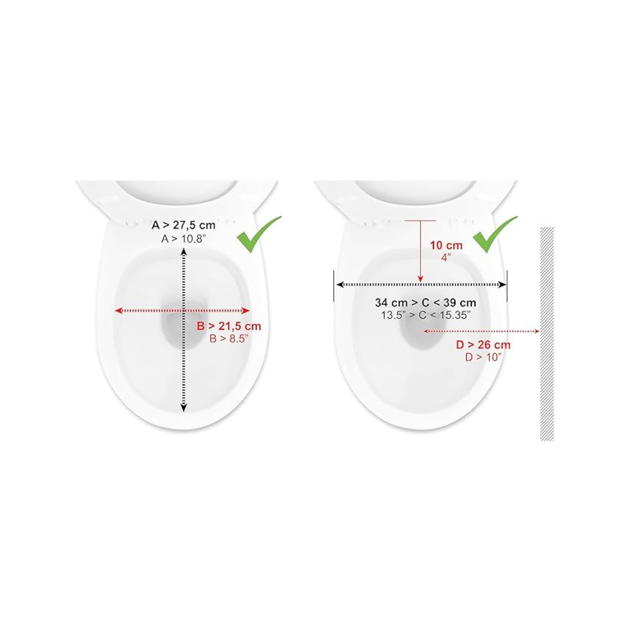 Toilet Seat Raised B201-3R