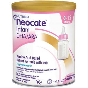 Nutricia Neocate 0-12M Hypoallergenic Infant Formula Powder, 14.1 OZ