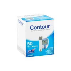 Bayer glucose test strips Contour Blood 50