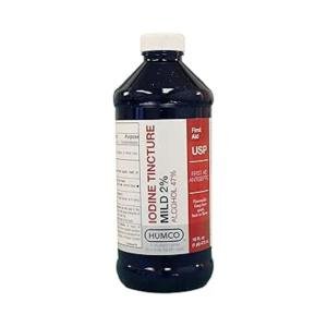 1% Iodine Tincture Liquid 16oz Humco