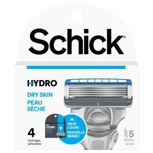 Schick Hydro Dry Skin 5 Blades Cartridges