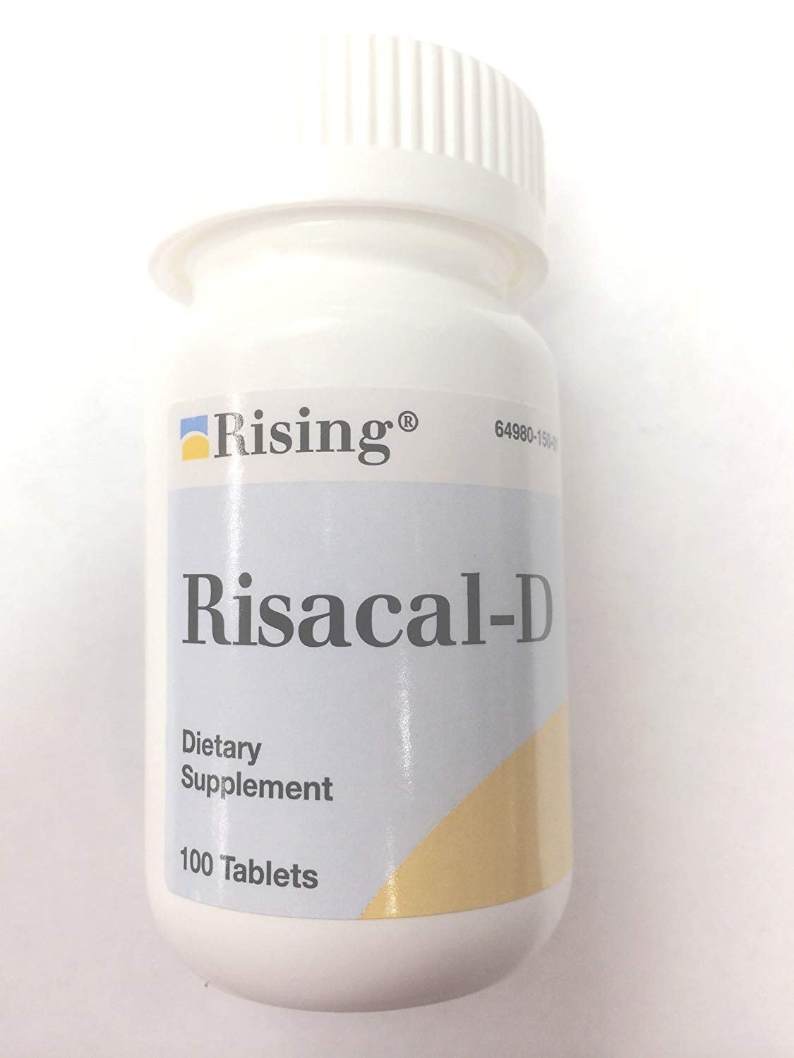 Rising Pharma – Risacal-d – Vitamin D3 & Calcium Supplement – 100 Tablets