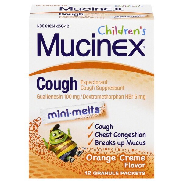 Mucinex Cough Mini Melt Orange