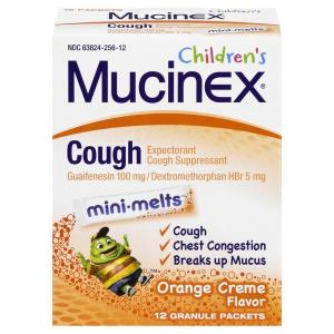 Mucinex Cough Mini Melt Orange