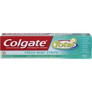 Colgate Total Toothpaste, Anticavity Fluoride And Antigingivitis, Fresh Mint Stripe, Gel