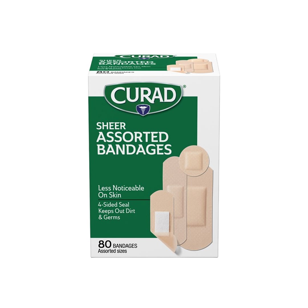 Curad Sheer Bandages Assorted Sizes
