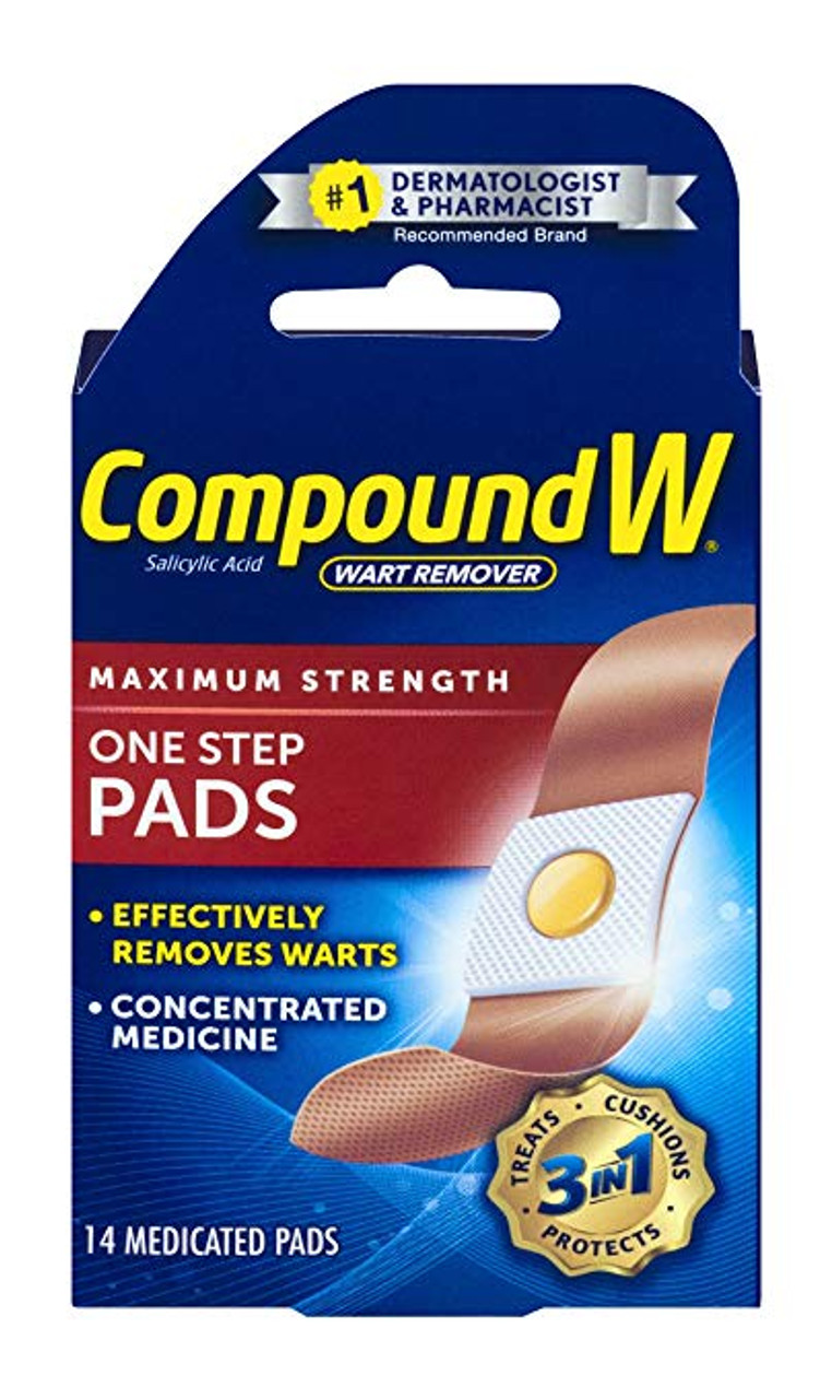 CompoundW Maximum Strength One Step Wart Remover Pads