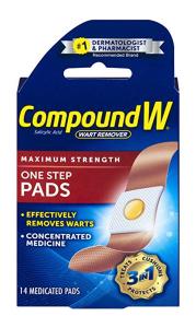 CompoundW Maximum Strength One Step Wart Remover Pads