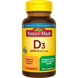 Nature Made Vitamin D3 Dietary Supplement, Tablets