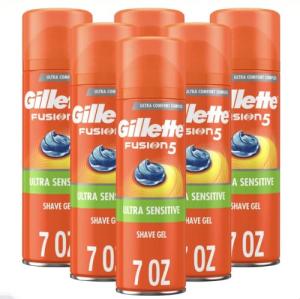 Gillette Fusion HydraGel Shave Gel Moisturizing - 7 Oz