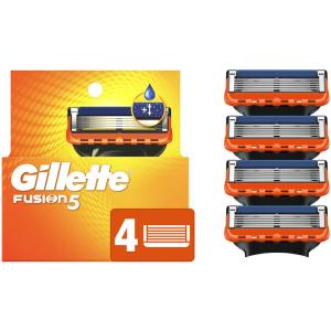 Gillette Fusion5 Men's Razor Blades, 4 Blade Refills + 1 Bonus Refill