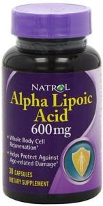 Natrol Alpha Lipoic Acid, 600 Mg, Capsules