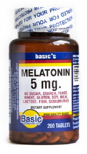 Basic Vitamins Melatonin 5 Mg