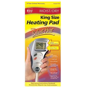Cara Heating Pad, Moist/Dry, With Select Heat, King Size