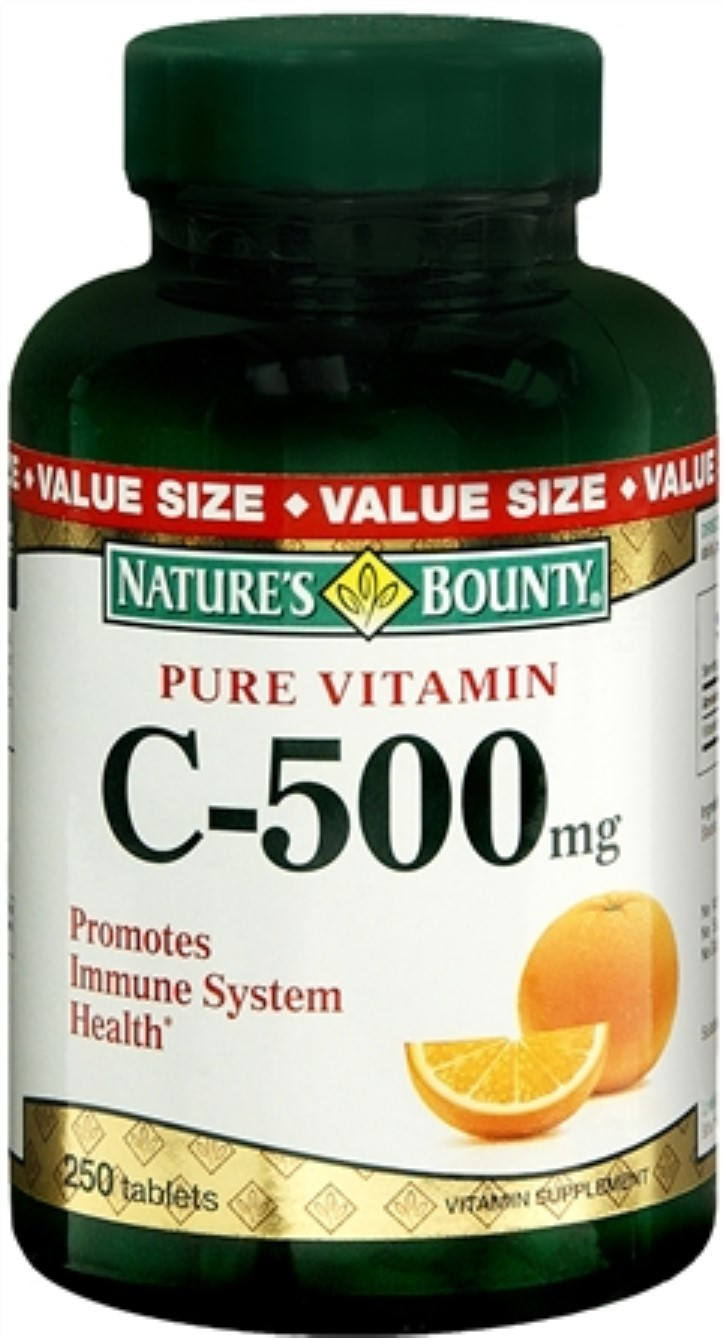 Nature's Bounty Vitamin C-500 Mg Supplement - 250 Tablets