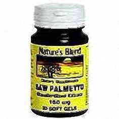 Nature's Blend Saw Palmetto 160Mg Dietary Supplement Softgels 30