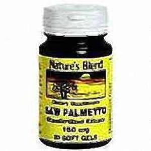 Nature's Blend Saw Palmetto 160Mg Dietary Supplement Softgels 30