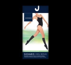 Sigvaris Cushioned Cotton For Women 142, Calf, Size A, White